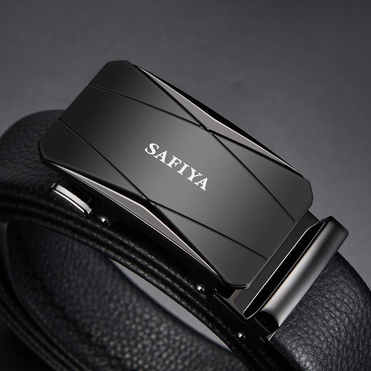 Safiya/索菲娅 头层牛皮自动扣皮带商务百搭裤带时尚外穿腰带男SF506016Y 商品图2