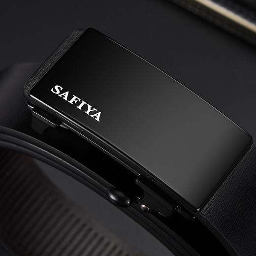 Safiya/索菲娅 2023新款二层牛皮自动扣男士皮带腰带商务休闲腰带SF506015Y 商品图4