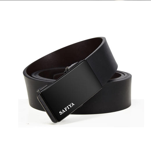 Safiya/索菲娅 2023新款二层牛皮自动扣男士皮带腰带商务休闲腰带SF506015Y 商品图5