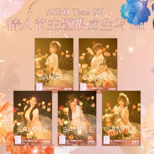AKB48 Team SH 情人节主题生写vol.1 商品图0