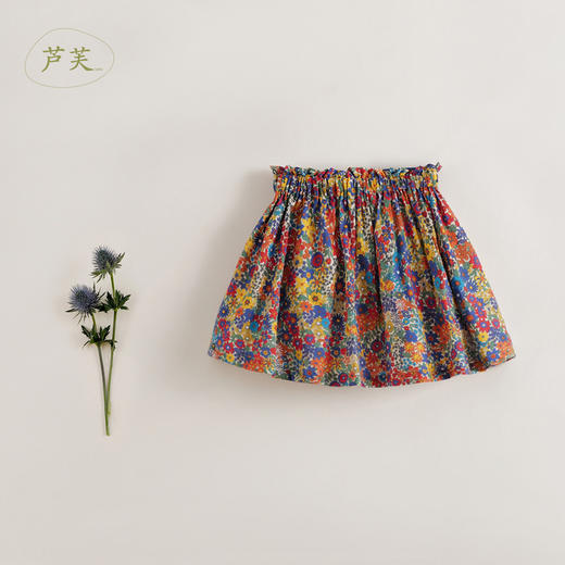 【马克珍妮 芦芙】夏装新款 女童盛夏花园A字半身裙230035 商品图2