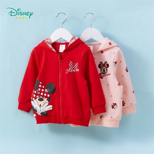 迪士尼童装 儿童外套男童春秋款新款女宝宝上衣小孩满印衣服211S1481 商品图0
