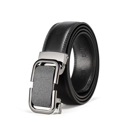 Safiya/索菲娅 二层牛皮2023新款男士皮带自动扣腰带简约百搭腰带SF500020Y 商品图4