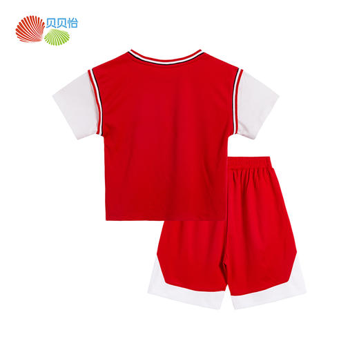 贝贝怡男童短袖套装时尚运动风儿童分体两件套男宝外出服222T2435 商品图2