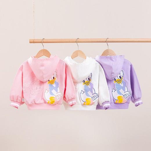 迪士尼童装春秋新款女童套头卫衣儿童洋气上衣宝宝时髦衣服 商品图5