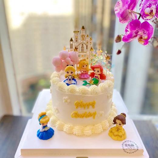 无蛋无奶小公主生日蛋糕 商品图0