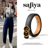 Safiya/索菲娅 2023新款皮带女牛皮复古圆扣细皮装饰牛仔裤腰带SF505009Y 商品缩略图0