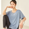 跃牌【倚窗听雨系列】透气短袖宽松显瘦瑜伽罩衫t恤Da35-21 商品缩略图0