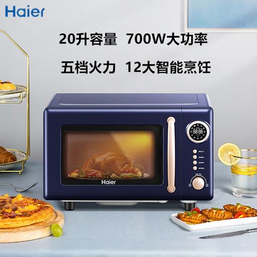 海尔(Haier)多功能平板微波炉20L大容量30秒速热5档火力HW-Z20E2A 商品图0