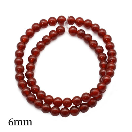 红玛瑙珠料半成品意卡米诺手串念珠单颗珠子料散珠 商品图6