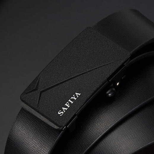 Safiya/索菲娅 二层牛皮男士皮带时尚自动扣皮带商务休闲百搭腰带男SF506014Y 商品图3