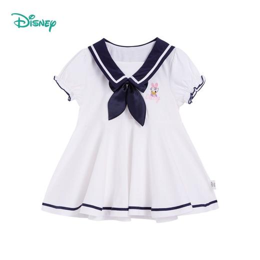 迪士尼童装 儿童连衣裙夏季新款女童学院风连衣裙蝴蝶结 商品图4