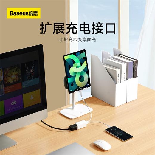 倍思 迷你旅行插线板 1AC 1.0米电源线 中规 商品图1