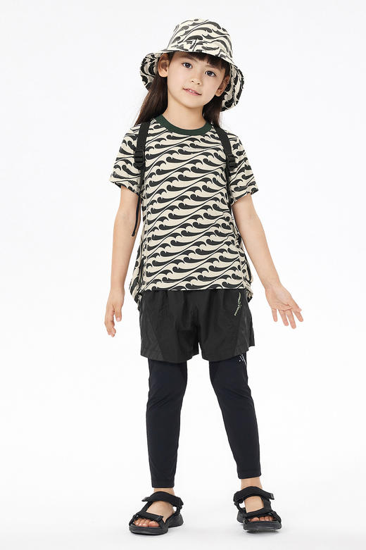 jnby  23年春款  原创图案短款T恤  1N3114900 商品图0