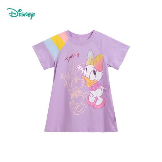 迪士尼童装 女童纯棉连衣裙宝宝洋气夏装公主裙儿童休闲风裙子女 商品图6