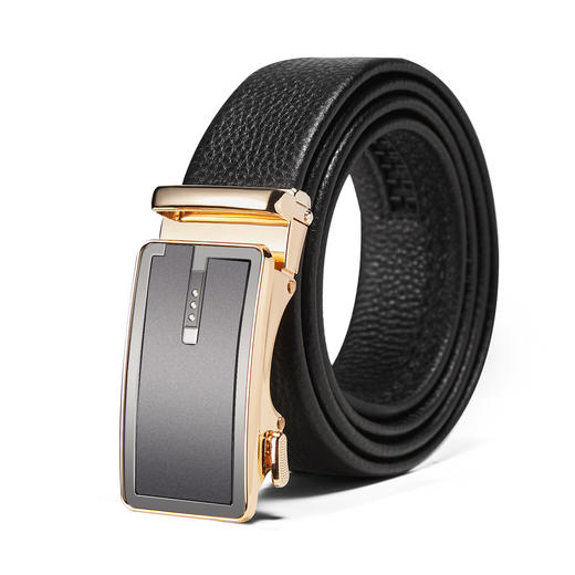 Safiya/索菲娅 头层牛皮2023新款男士腰带休闲商务自动扣男士皮带SF500018Y 商品图6