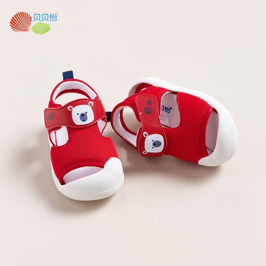贝贝怡童鞋2022新款宝宝凉鞋女童软底学步鞋男童鞋子透气网布童鞋 商品图4