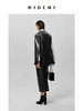 HIDEMI 特殊蜥蜴压纹V领宽肩大廓形极简西装 商品缩略图8