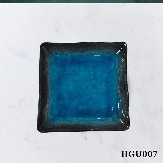 8F  田川町蓝染天空正方形7.0盘 商品图0