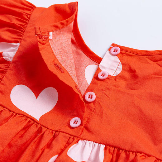 贝贝怡新款短袖连衣裙公主风爆款时尚甜美可爱儿童裙子短袖公主裙 商品图7