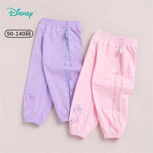 迪士尼童装女童裤子新款春秋儿童运动裤中小童休闲女孩卫裤221K1251 商品图4