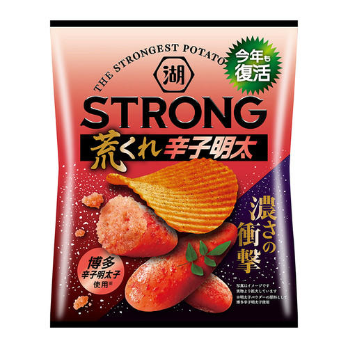 湖池屋 srrong 辣明太子味厚切薯片 商品图0