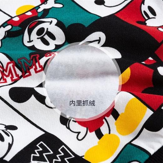 迪士尼童装男童加绒套装春秋季新款宽松休闲中小童儿童两件套潮213T1293 商品图6