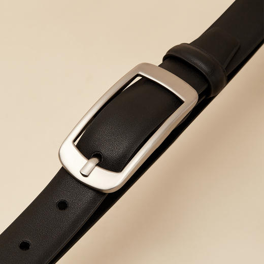 Safiya/索菲娅 二层牛皮复古针扣皮带女简约细腰带牛仔裤装饰腰带女SF505016Y 商品图4