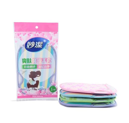 妙洁搓澡手套（颜色随机） 商品图0