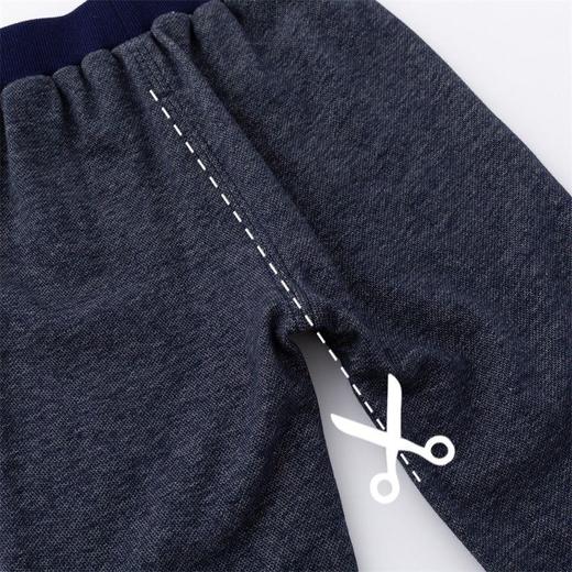 迪士尼童装儿童仿牛仔长裤春秋新款女童纯色裤子舒适百搭柔软潮221K1253 商品图8