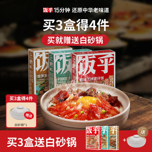 饭乎煲仔饭 海鲜粥 砂锅粥 商品图0