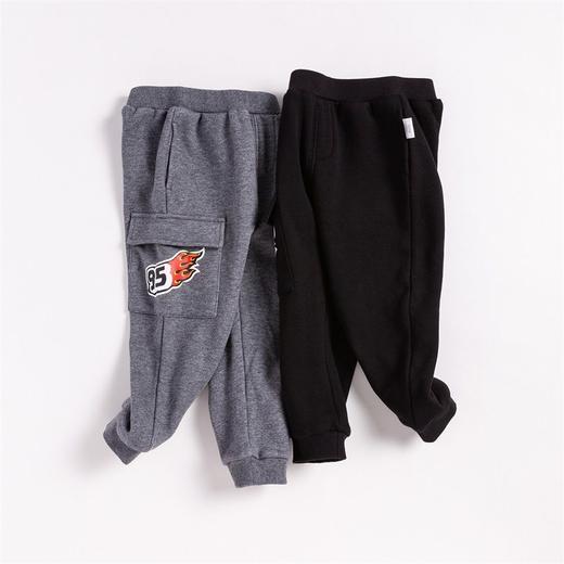 迪士尼童装 男童秋冬长裤新款加绒儿童裤子中小童运动休闲裤213K1193 商品图3