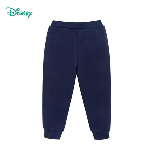 迪士尼童装男童加绒长裤春秋冬季新品宝宝中大童休闲裤子束脚裤223K1317 商品图3