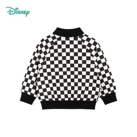 迪士尼童装 男童外套儿童格子纯棉上衣中小童春季新款开衫衣服潮 商品图5
