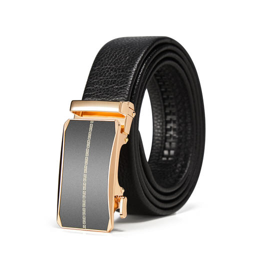 Safiya/索菲娅 头层牛皮2023新款男士皮带自动扣腰带简约百搭腰带SF500021Y 商品图4