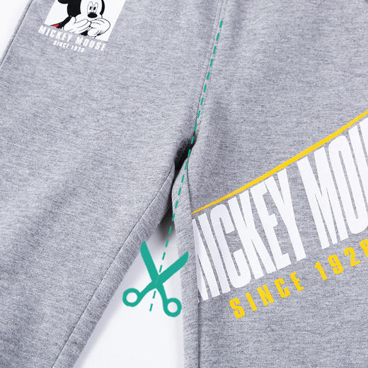 迪士尼童装 男童裤子春秋季新款儿童中大童洋气运动裤长裤潮211K1113 商品图7