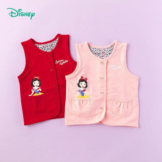 迪士尼童装儿童马甲女童宝宝秋装婴儿背心纯棉女孩马夹213S1516 商品图2