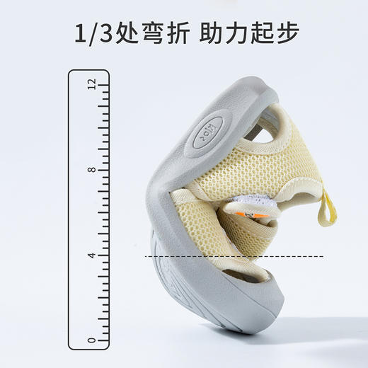 贝贝怡宝宝鞋学步鞋夏季男女童透气凉鞋宝宝软底防滑鞋子英伦风 商品图7
