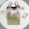 老米优品 / 2件包邮！春夏满分内搭！颜色绝绝子~~《阔领露脐吊带》一字美背细肩带，隐形细肩带，舒适百搭，自带胸垫，免穿文胸！DD230214A 商品缩略图1