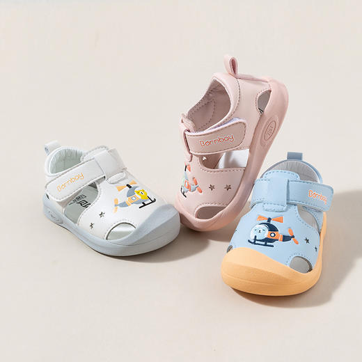 贝贝怡童鞋宝宝学步鞋男童女童软底婴儿鞋子0-2岁夏季新款网面潮 商品图3