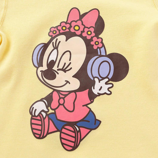 迪士尼童装 儿童内衣套装男女居家服长袖秋衣秋裤套装纯棉两件套203T1162 商品图7