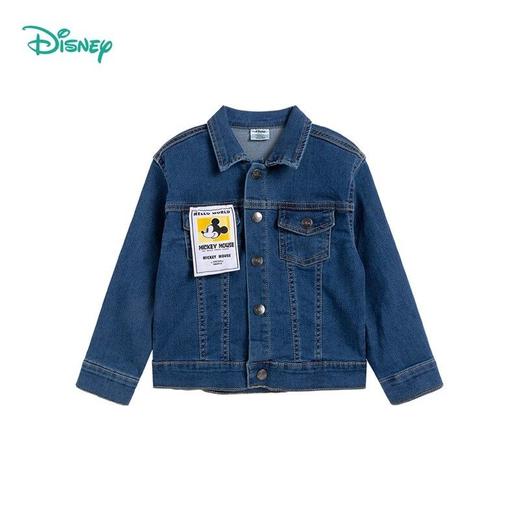 迪士尼童装男童牛仔外套春季时尚经典宽松卡通大图案儿童潮221S1657 商品图5