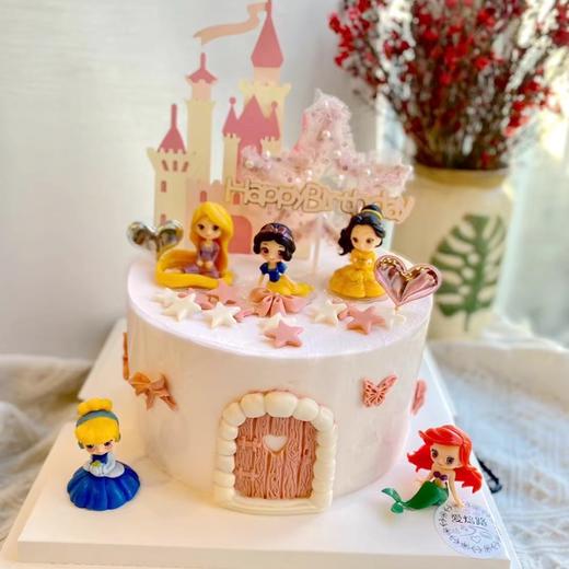 无蛋无奶小公主城堡生日蛋糕 商品图0
