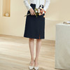 剩S/L 米思阳2026春季新款时尚优雅气质半身裙通勤OL纯色显瘦中长裙0144 商品缩略图0
