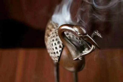 衔芝瑞鹤香炉一对（送鹅梨帐中香一盒） 商品图6