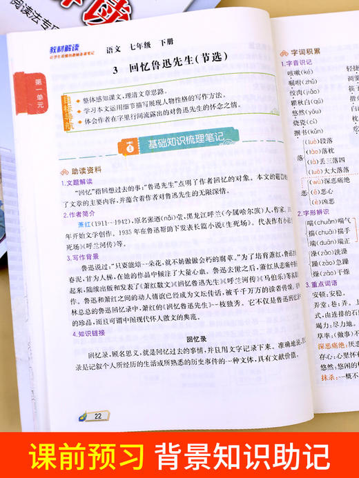 教材解读七年级下册语文数学英语人教版 初一教材课本书本辅导资料中学教材全解语数英全套 初中教辅课堂笔记预习用书教材解读 商品图2