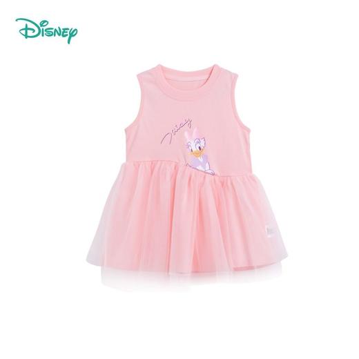 迪士尼童装 儿童连衣裙夏季新款女童网纱背心裙无袖公主裙薄222Q781 商品图6