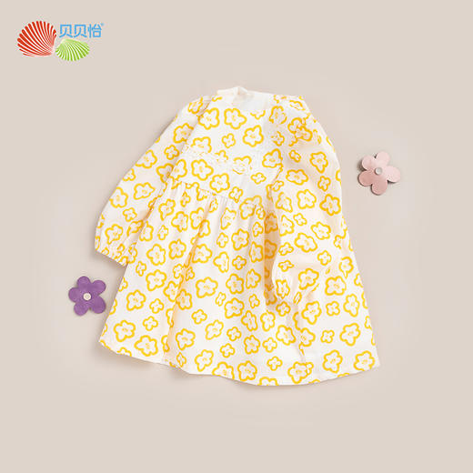 贝贝怡女童连衣裙新款洋气女孩儿童装宝宝裙子春夏公主裙 商品图2