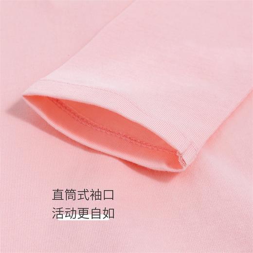 贝贝怡秋季新品女童纯色长袖T恤甜美小女孩淑女风上衣纯棉223S3044 商品图7