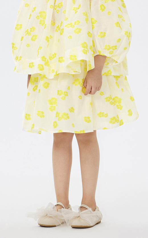 jnby 23年春款  宽松提花A型中长款腰裙  1N3D14200 商品图3